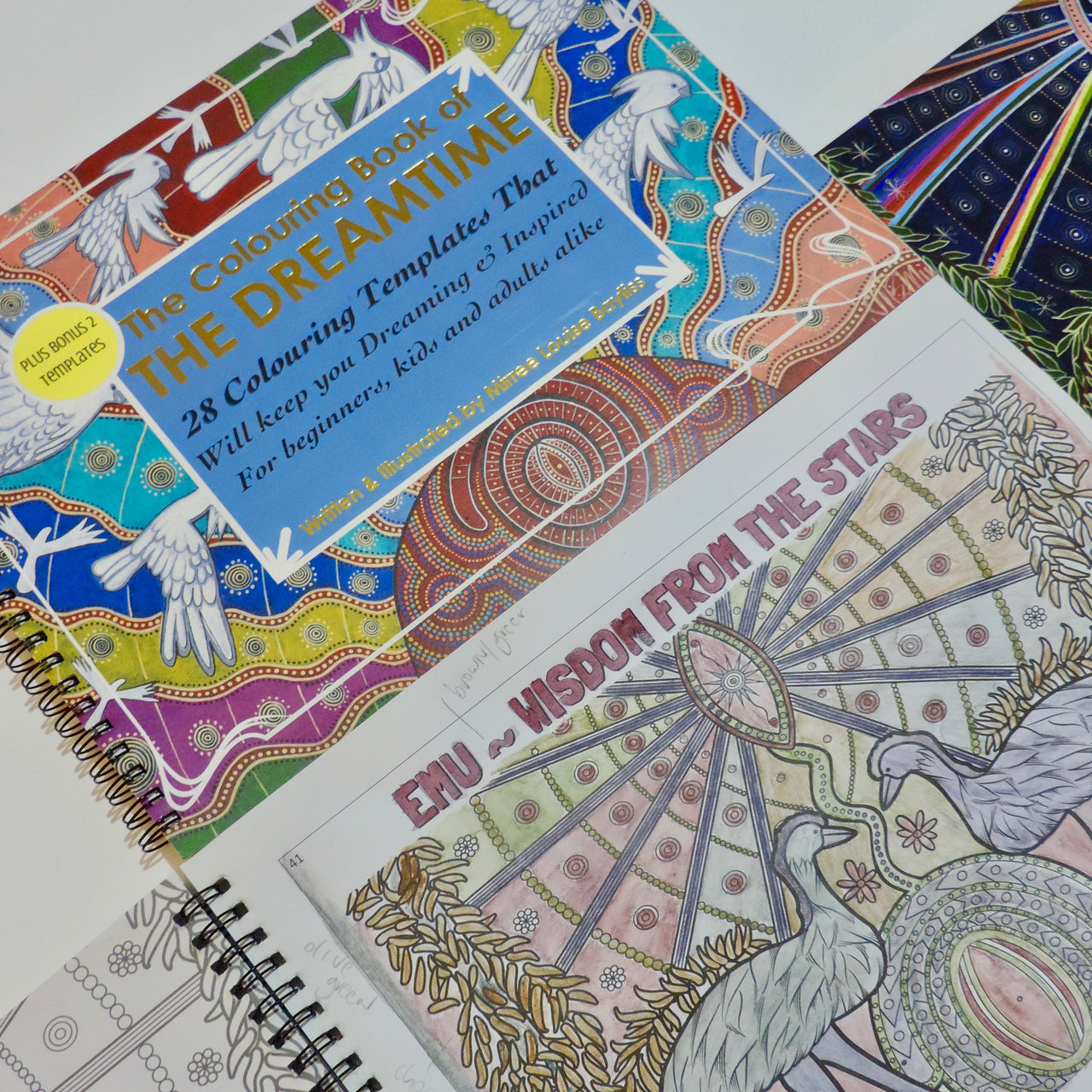 'Dreamtime Colouring Book' COLOURING BOOK by Mirree Contemporary Dreamtime Animal Series