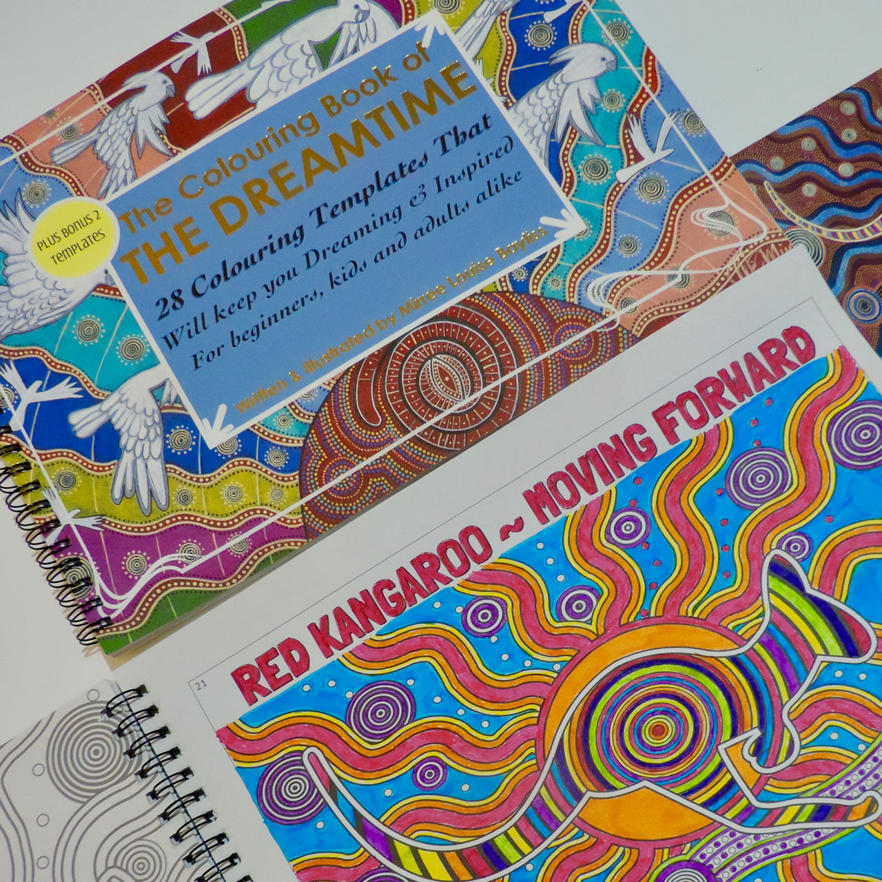 'Dreamtime Colouring Book' COLOURING BOOK by Mirree Contemporary Dreamtime Animal Series