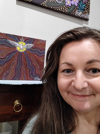 Thumbnail for Holy Spirit Dreaming Contemporary Aboriginal Art Original Painting by Mirree