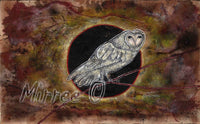 Thumbnail for White Owl Original Painting Bird Spirit Totem of the Dreamtime by Mirree