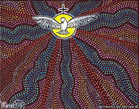 Thumbnail for Holy Spirit Dreaming Contemporary Aboriginal Art Original Painting by Mirree